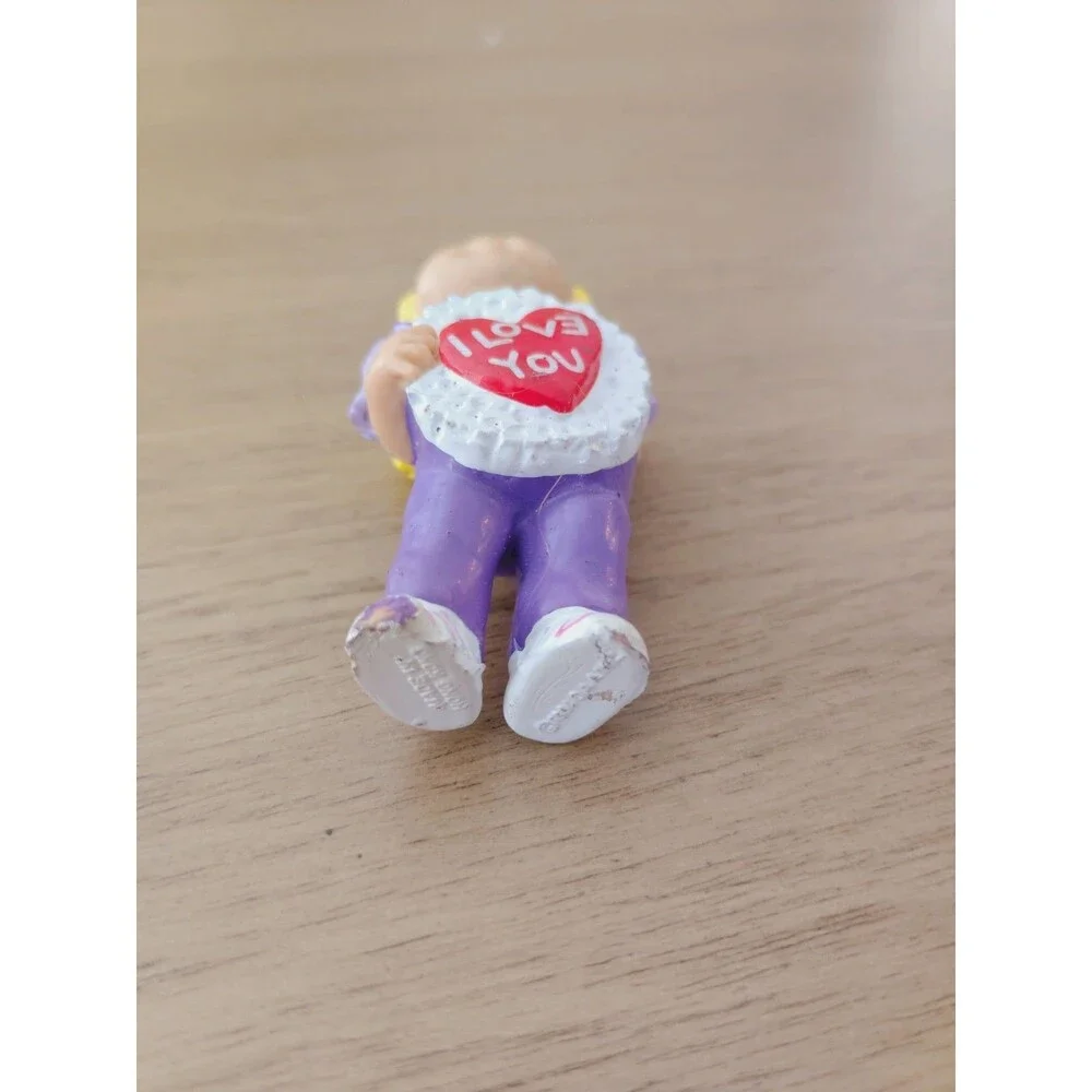 Vintage 1984 Cabbage Patch Kids Blonde Girl PVC Figurine I Love You